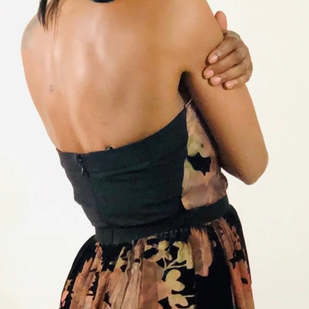 Velvet Erin Featherson Floral Formal Gown - Picture 3 of 4